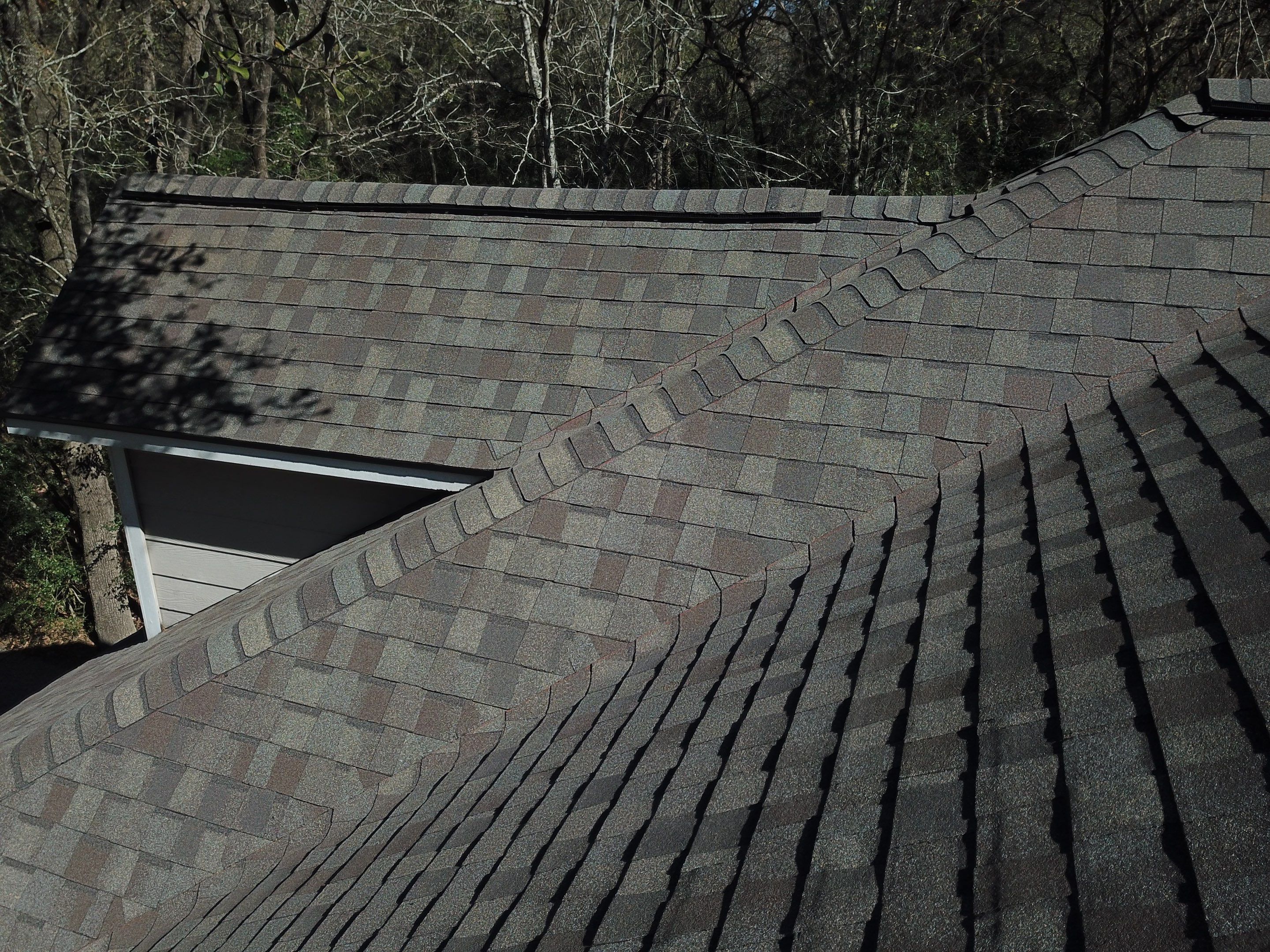 OC Duration Driftwood by HHH Roofing & Construction