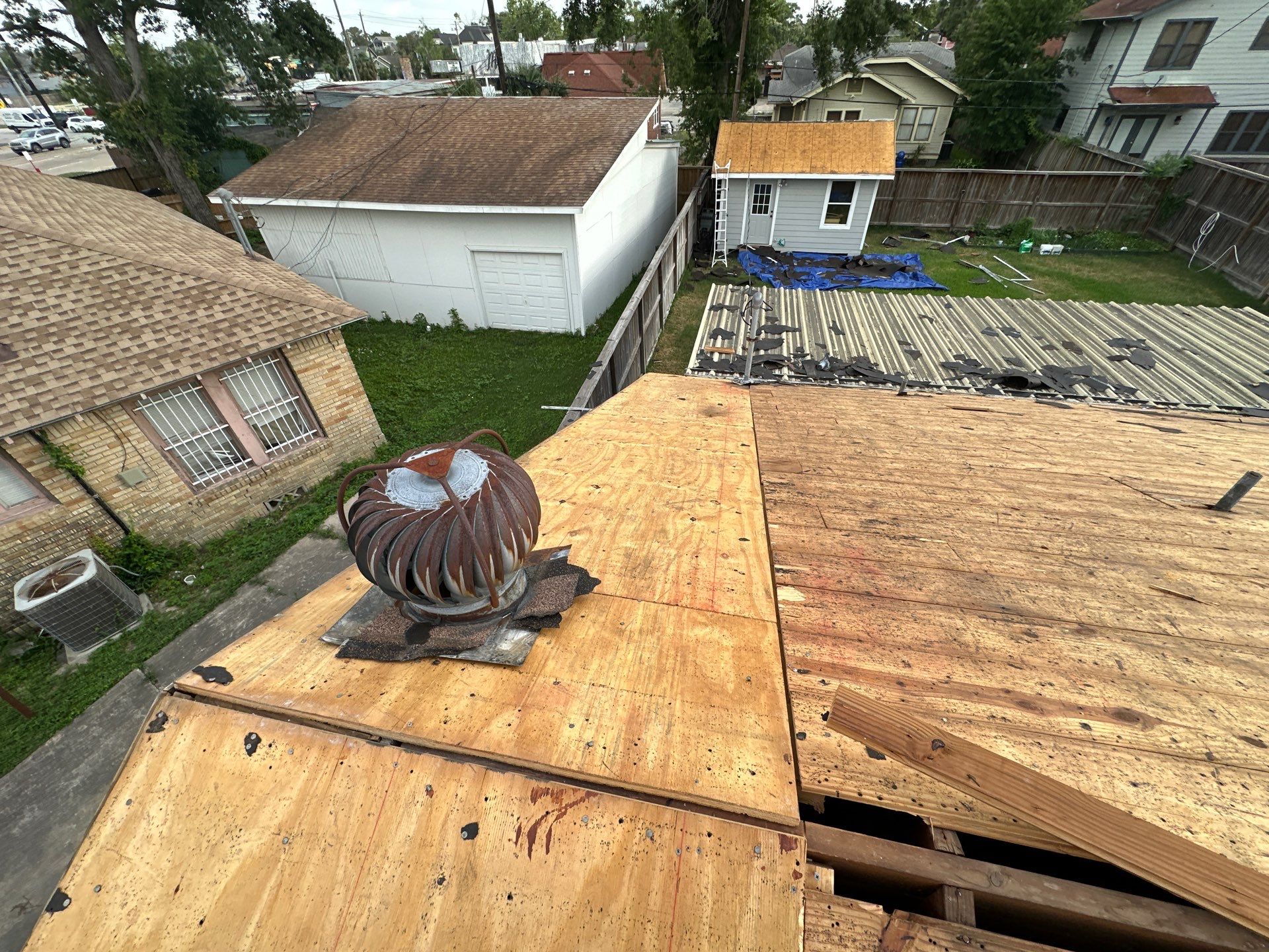 Project in Houston by Motion Roofing