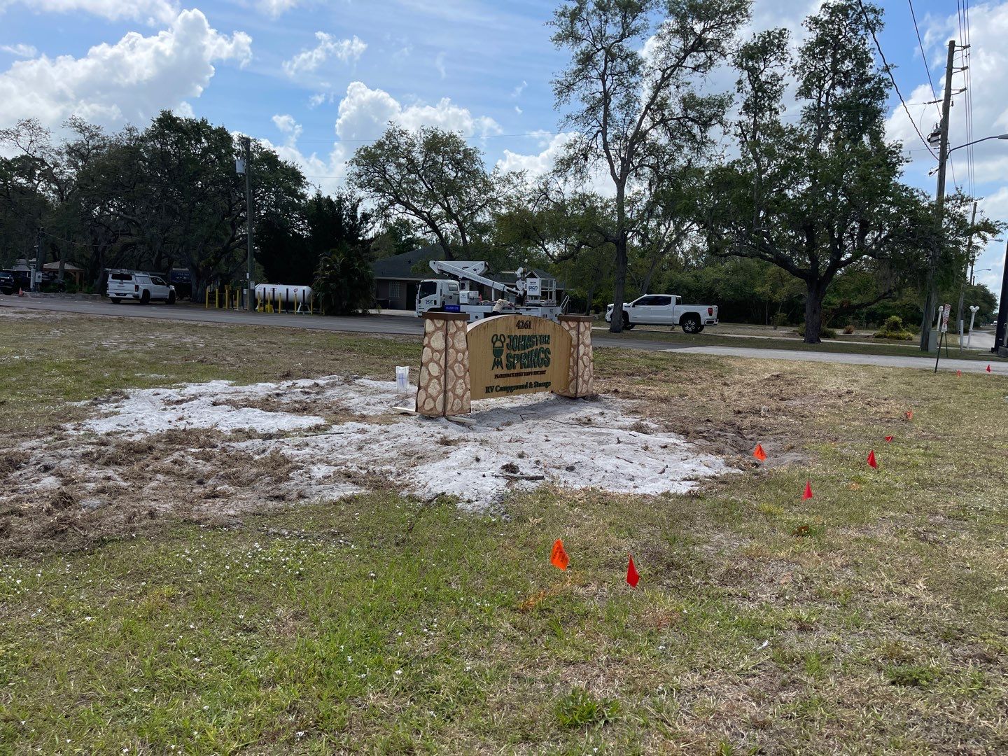 Monument Sign for Johnson Springs by SignCrafters