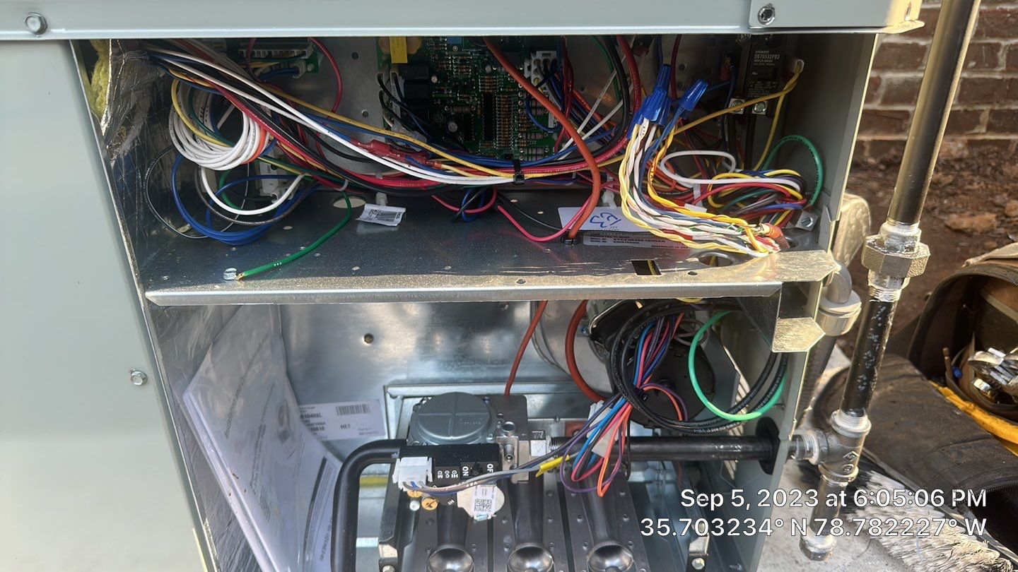 Trane Gas Package Unit Install by Nick's Mechanical LLC.