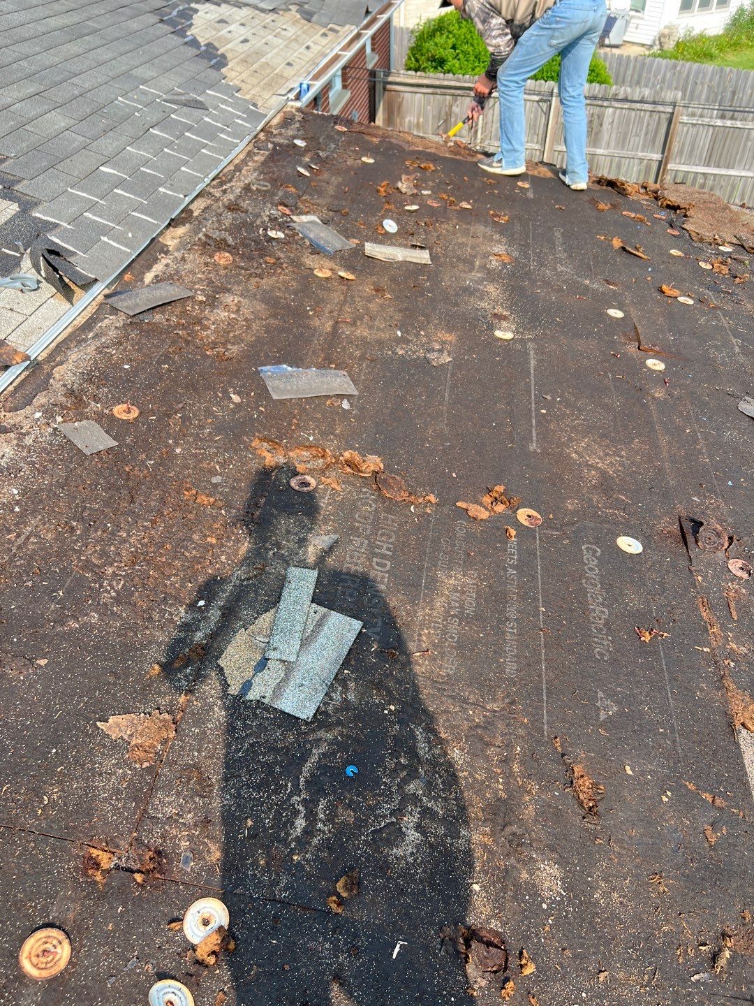 Residential Roofing Installation using GAF Timberline HDZ Mission Brown by Nitro Roofing and Construction