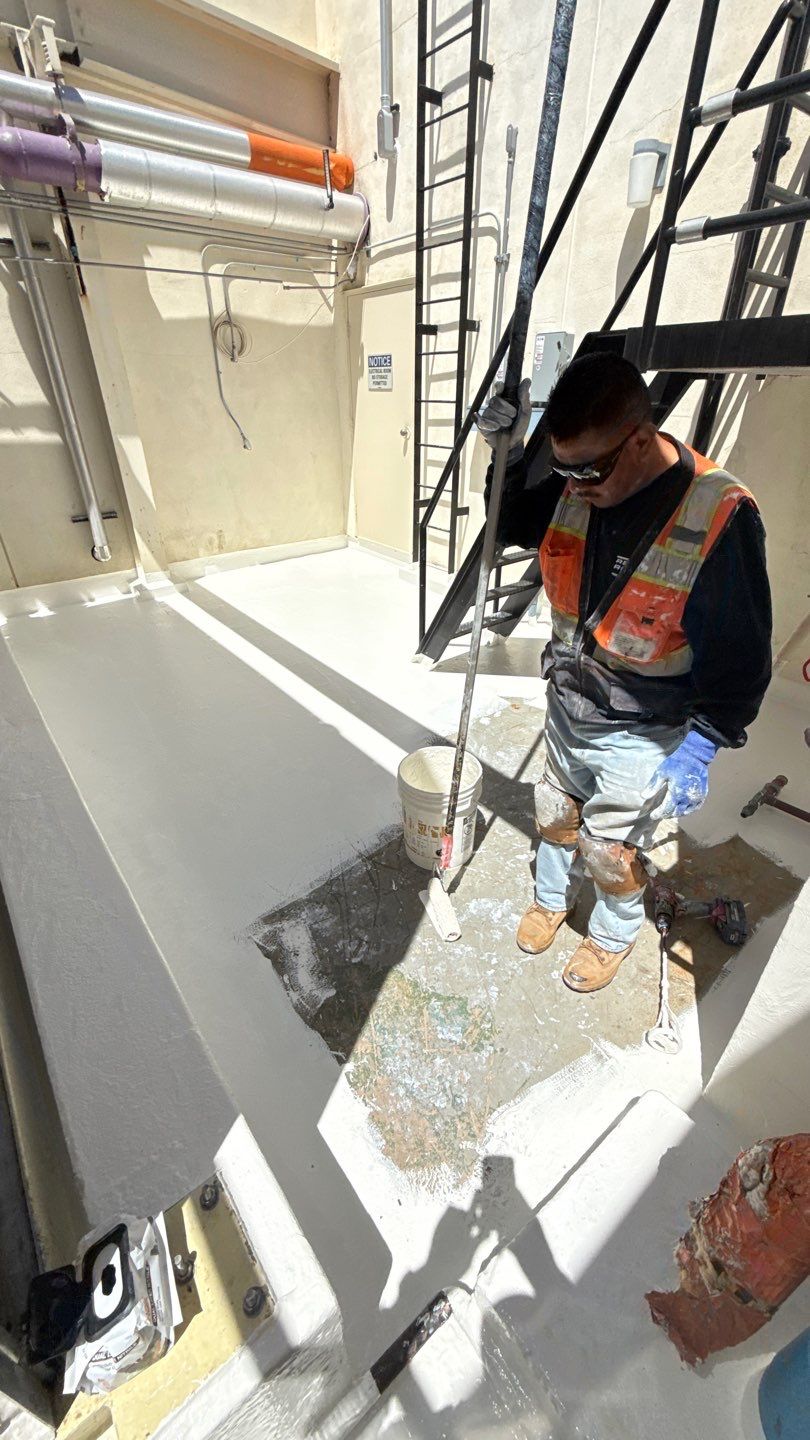 Coronado Tower Roof Rejuvenation and Waterproofing Using Ecodur Coating by Reliable Roofing San Diego Inc.
