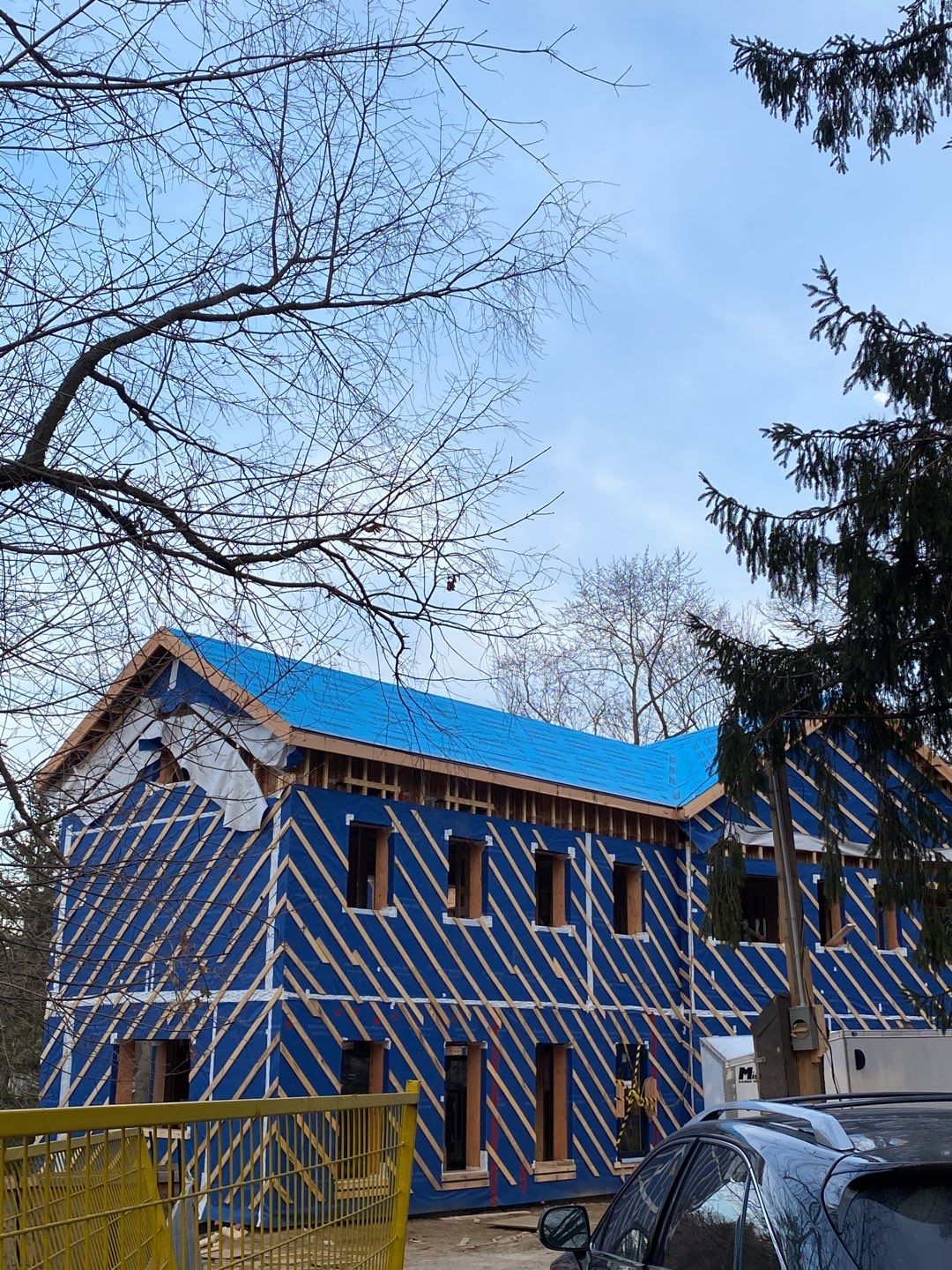 New Home Construction using 16" Standing Seam Panels by Jay Carter Roofing & Sheet Metal