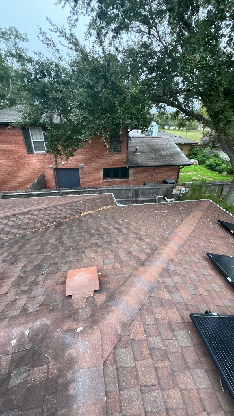 Residential Roofing Installation using Certainteed Landmark Moire Black by Galvan Roofing and Construction