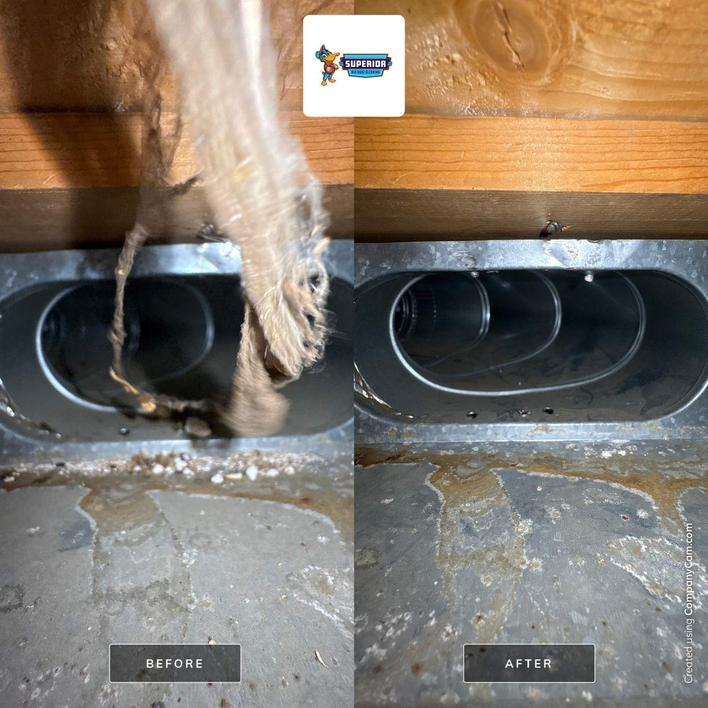Air Duct Cleaning With a Vacuum Truck in Rochester, PA by Superior Air Duct Cleaning