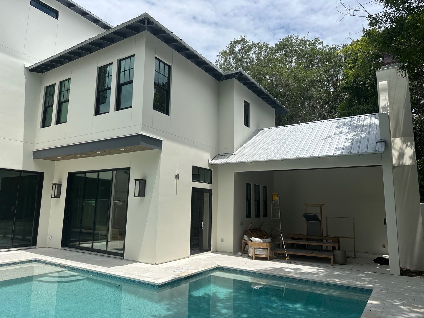 Half-Round Gutters in Santa Rosa Beach FL by Gutter Professors