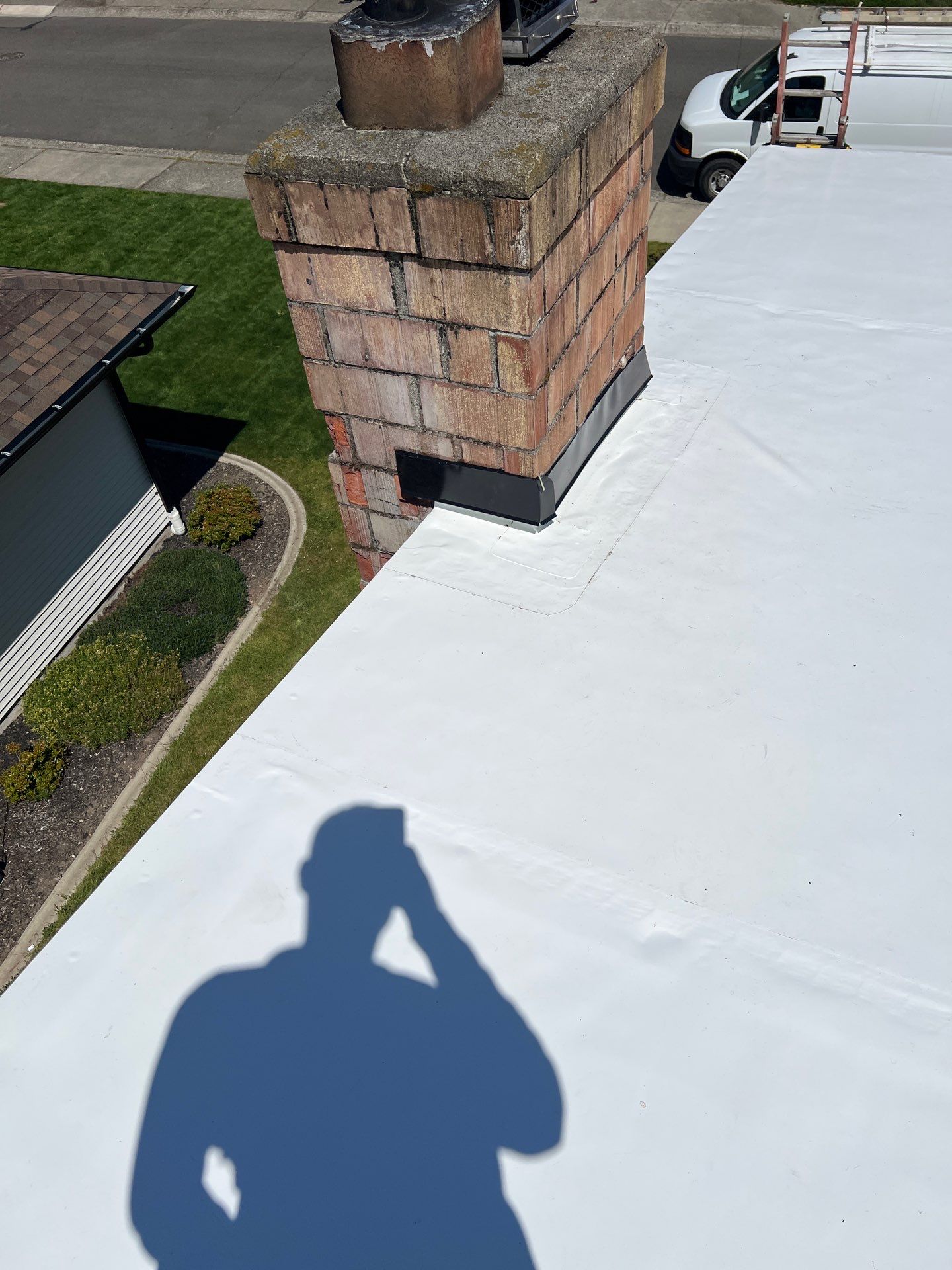 Residential Roofing Installation using TPO Membrane by Roofing Formula LLC