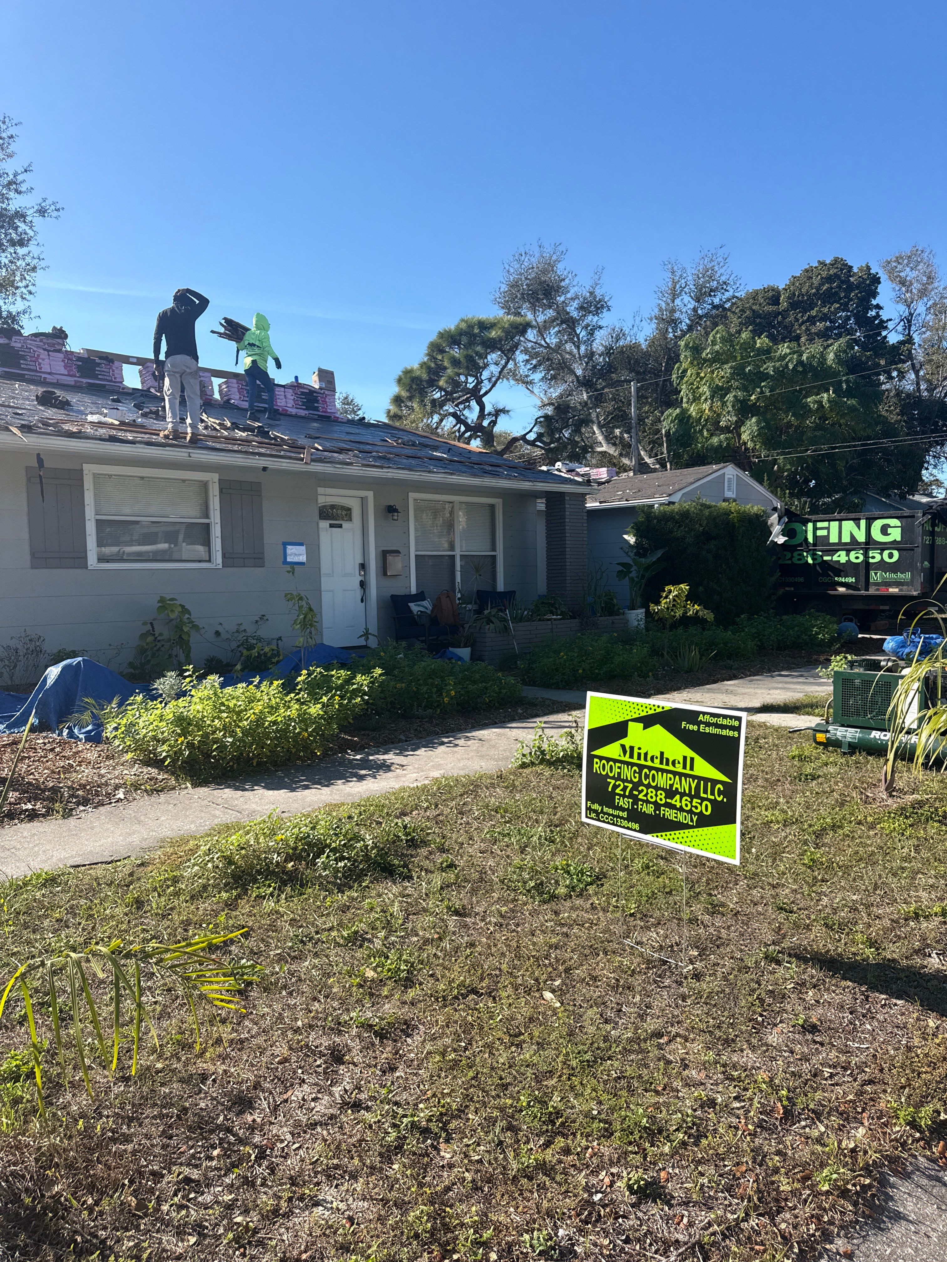 Project in St. Petersburg 33711 by Mitchell Roofing Company LLC