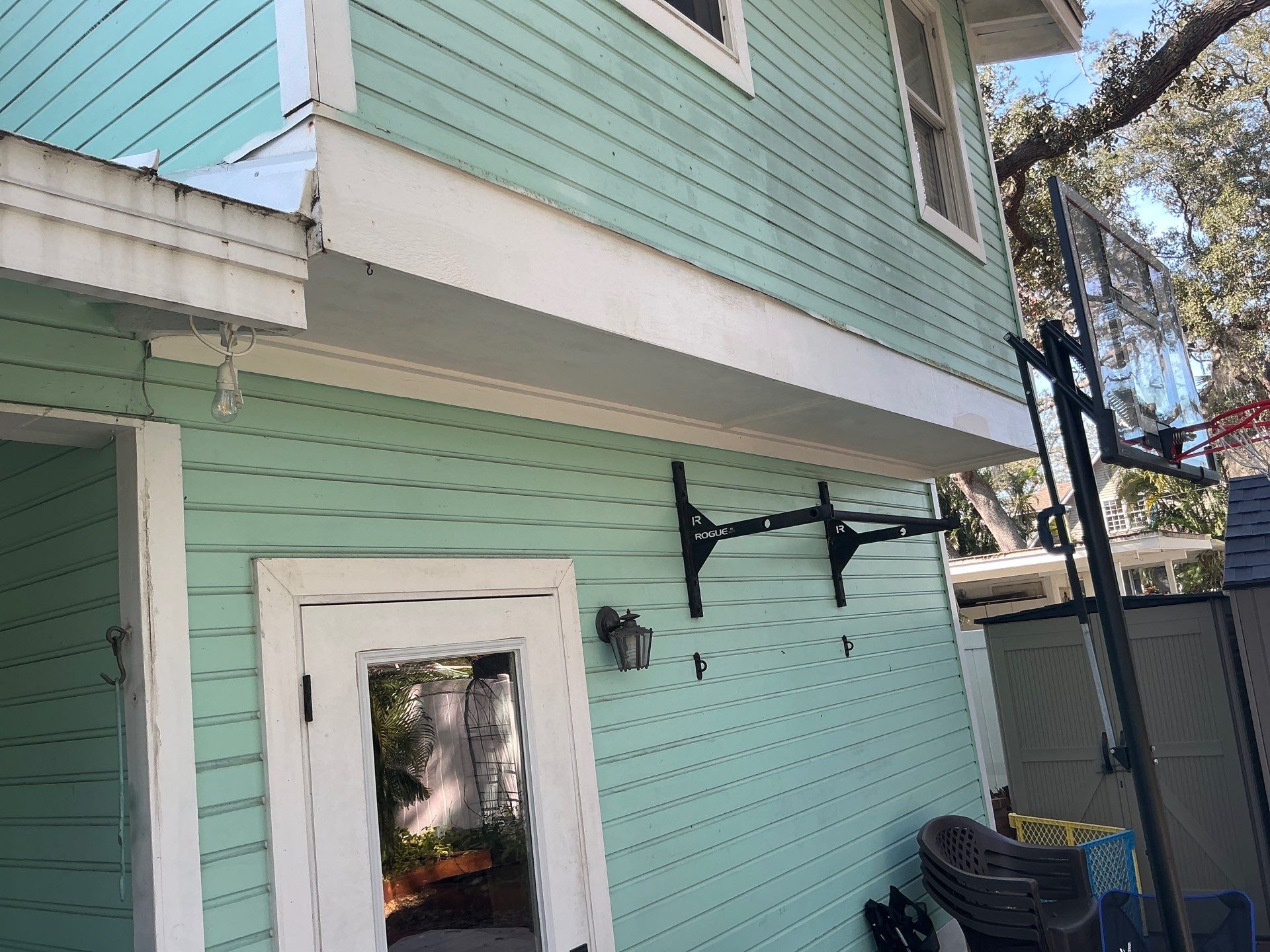 New White Soffit Project in Safety Harbor, FL by Gutter Professors