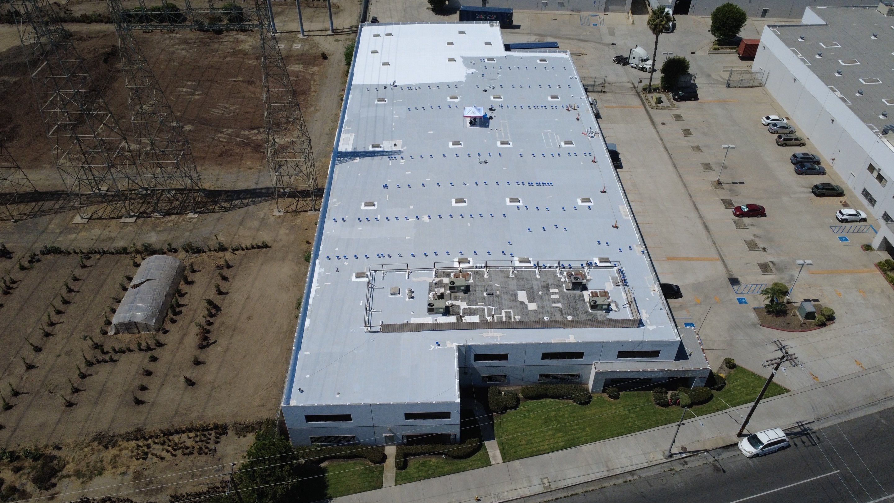 40,000 sqft Warehouse in Long Beach by Hull Brothers Roofing
