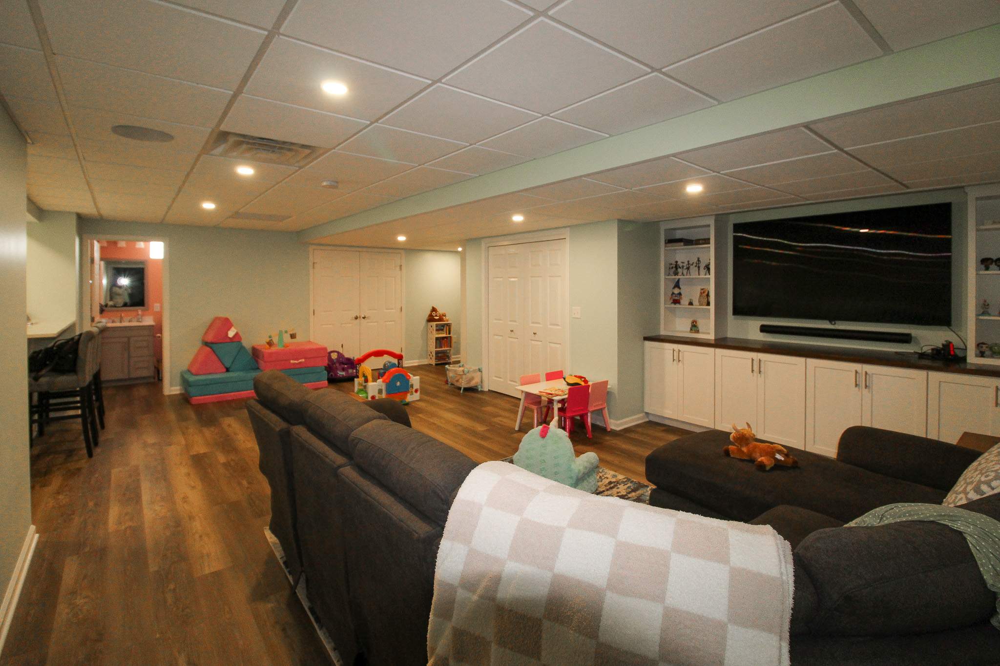 Basement and Bathroom Remodel by Ivy Lea Construction