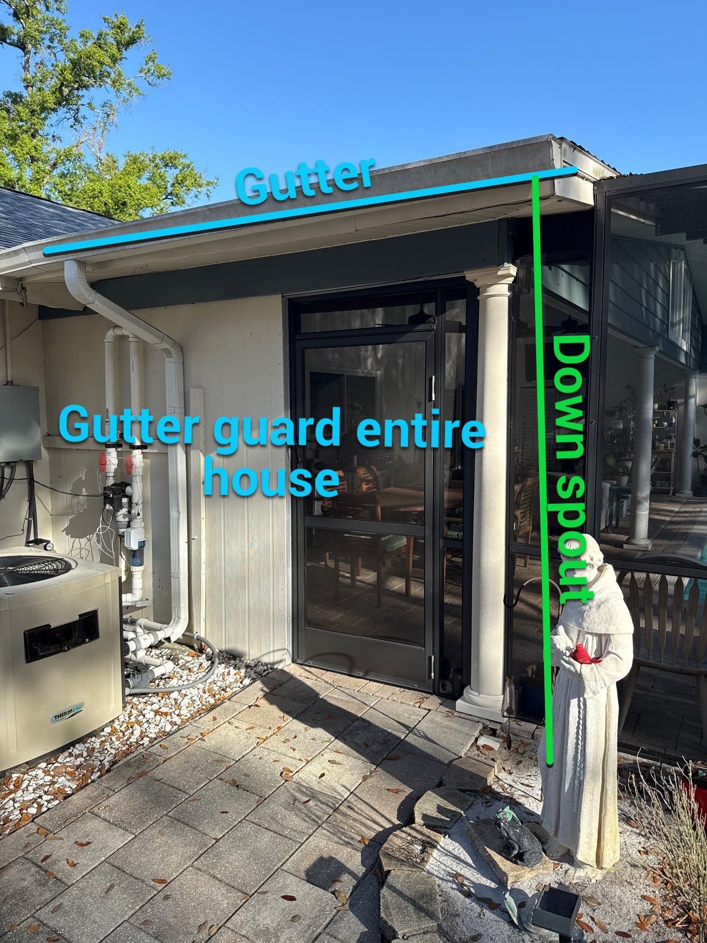 Leaf Guard using Gutter Guards in Tampa FL and New Seamless Gutters by Gutter Professors