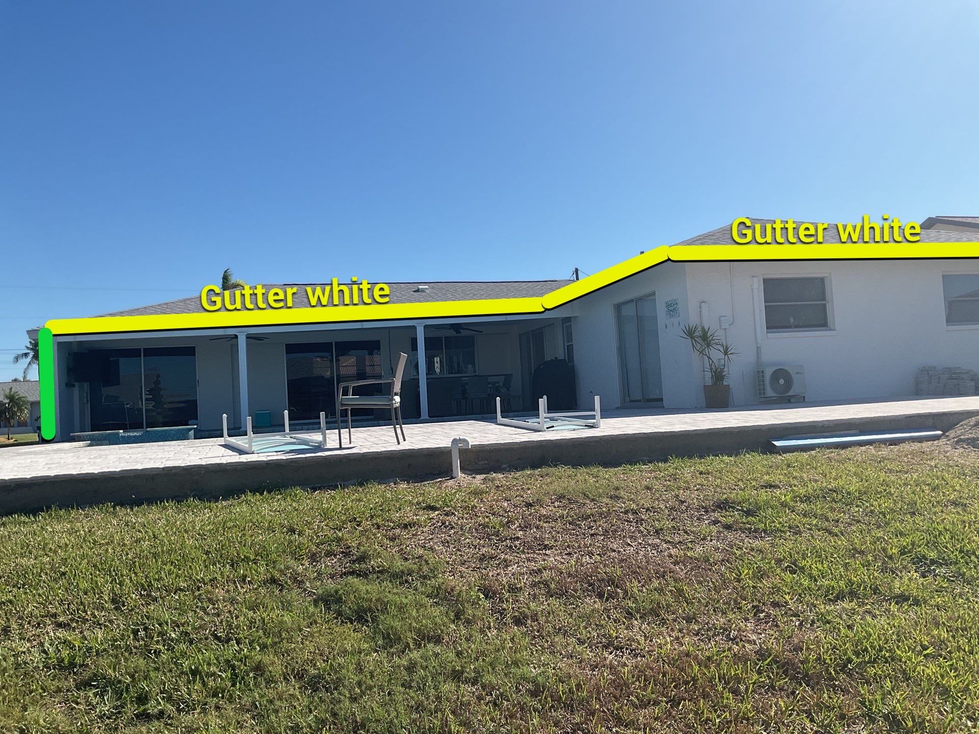 6-Inch K-Style Gutters Installed in Cape Coral FL by Gutter Professors