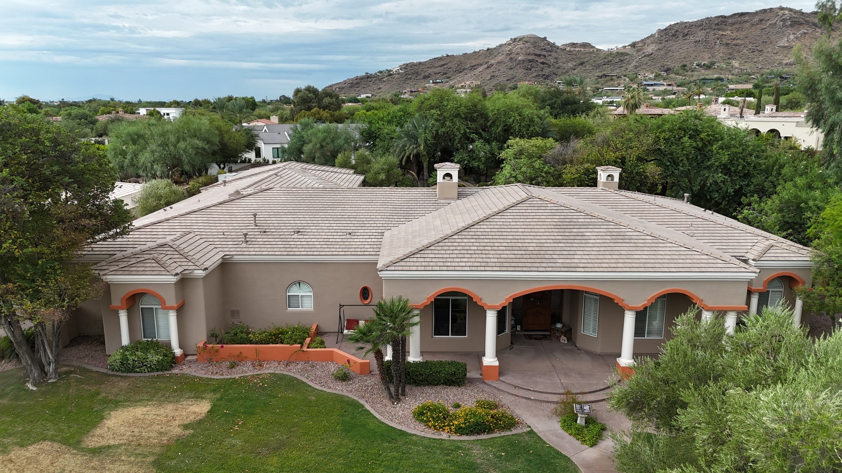 Project in Paradise Valley, AZ by Saint Roofing