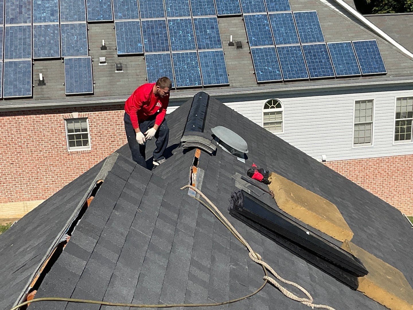 Residential Roofing Installation by Alpha Design Services