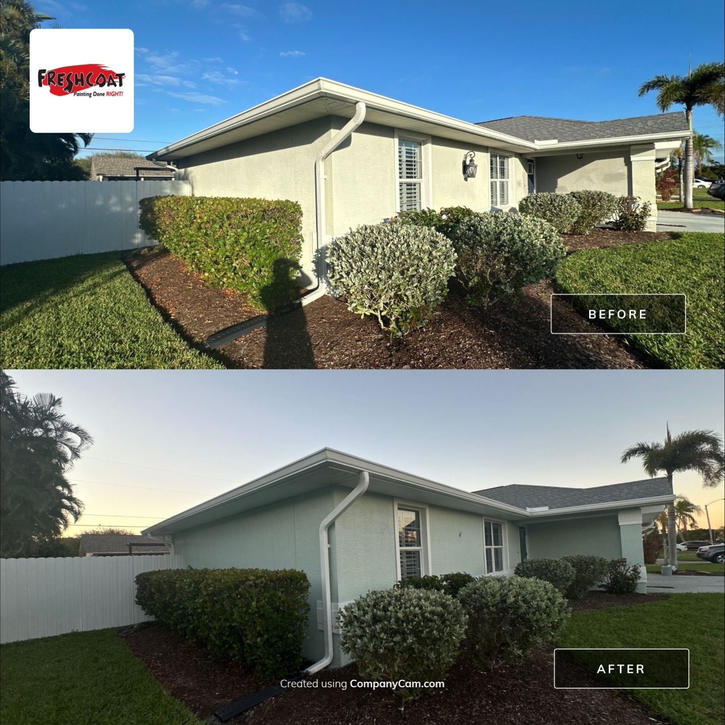 Residential Exterior Painting by Fresh Coat Painters North Fort Myers & Punta Gorda