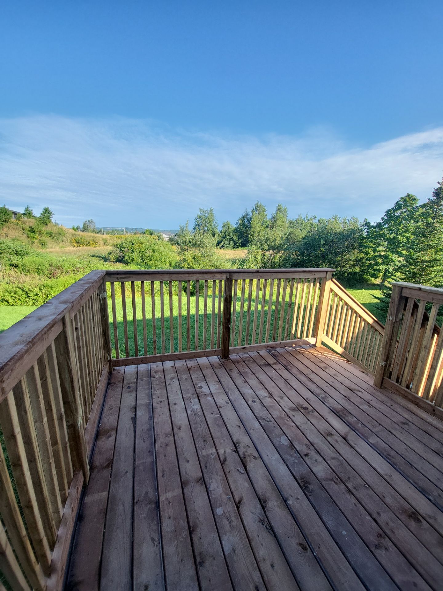 Deck Installation using New wood decking by Bobby Built