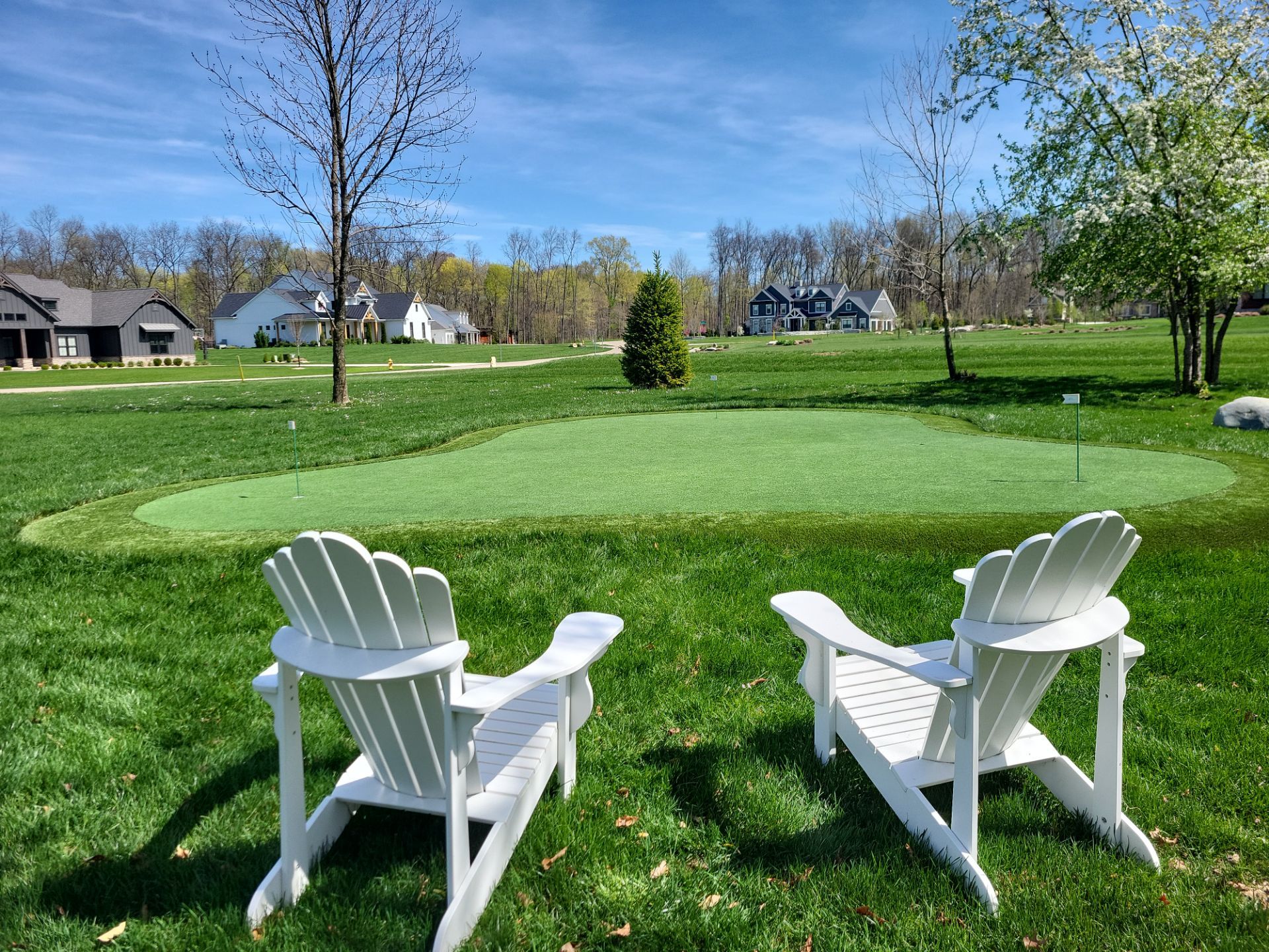 Backyard Putting Green for Galena Home by Southwest Greens Midwest