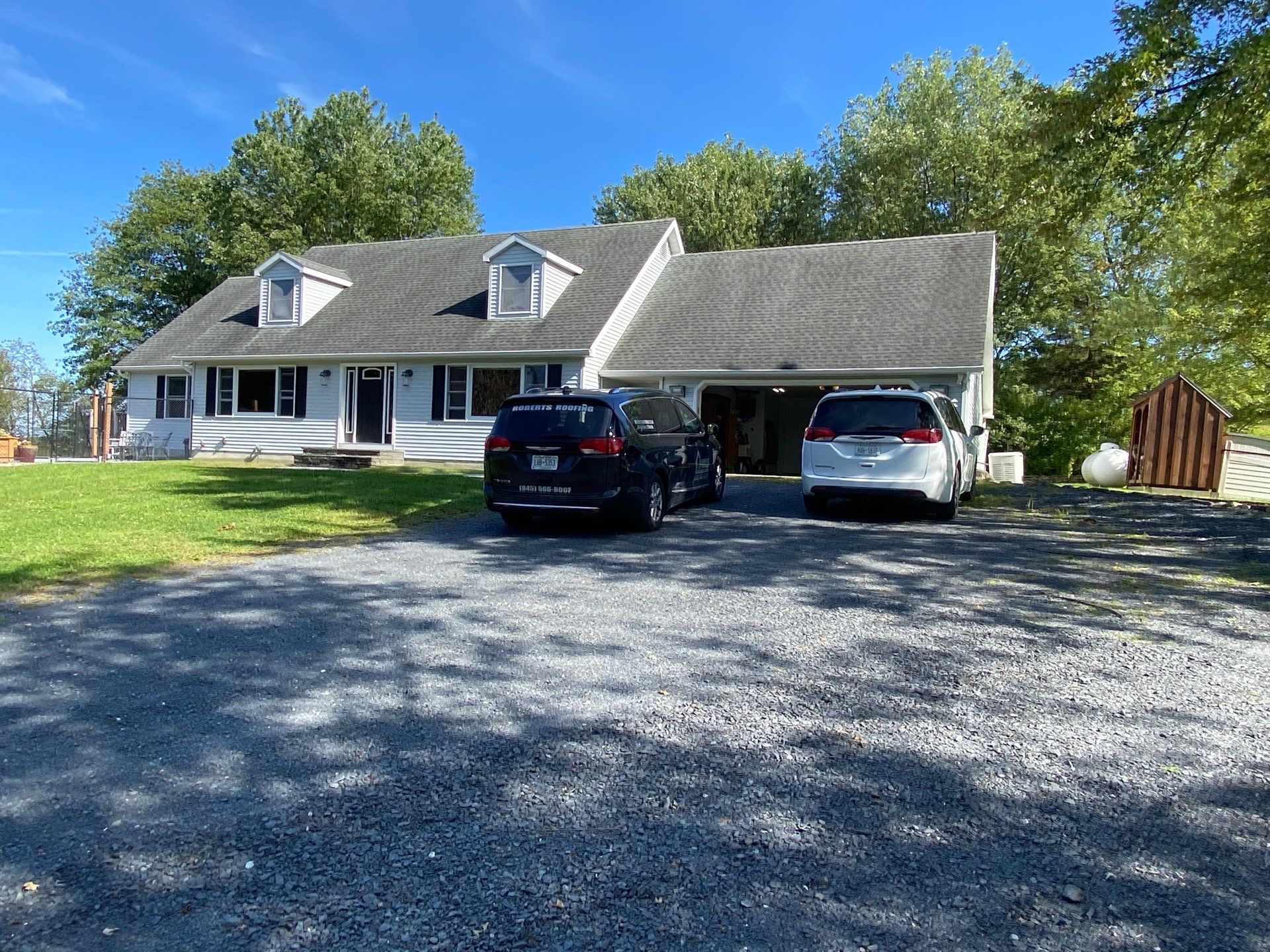 New Roof in Pine Bush, NY by roberts roofing