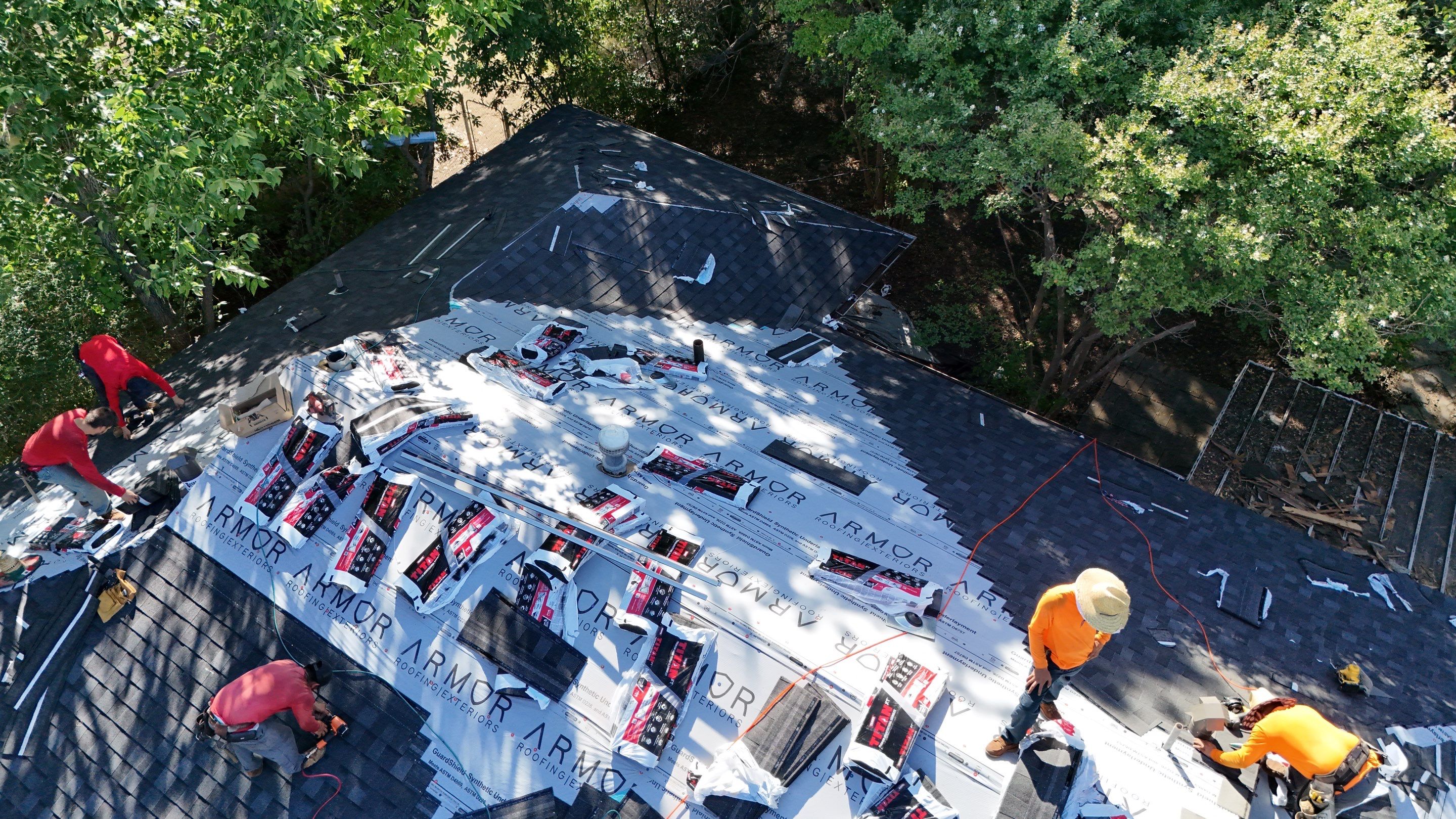Full Roof Replacement and Re-Decking Project in Dallas by Armor Roofing | Exteriors