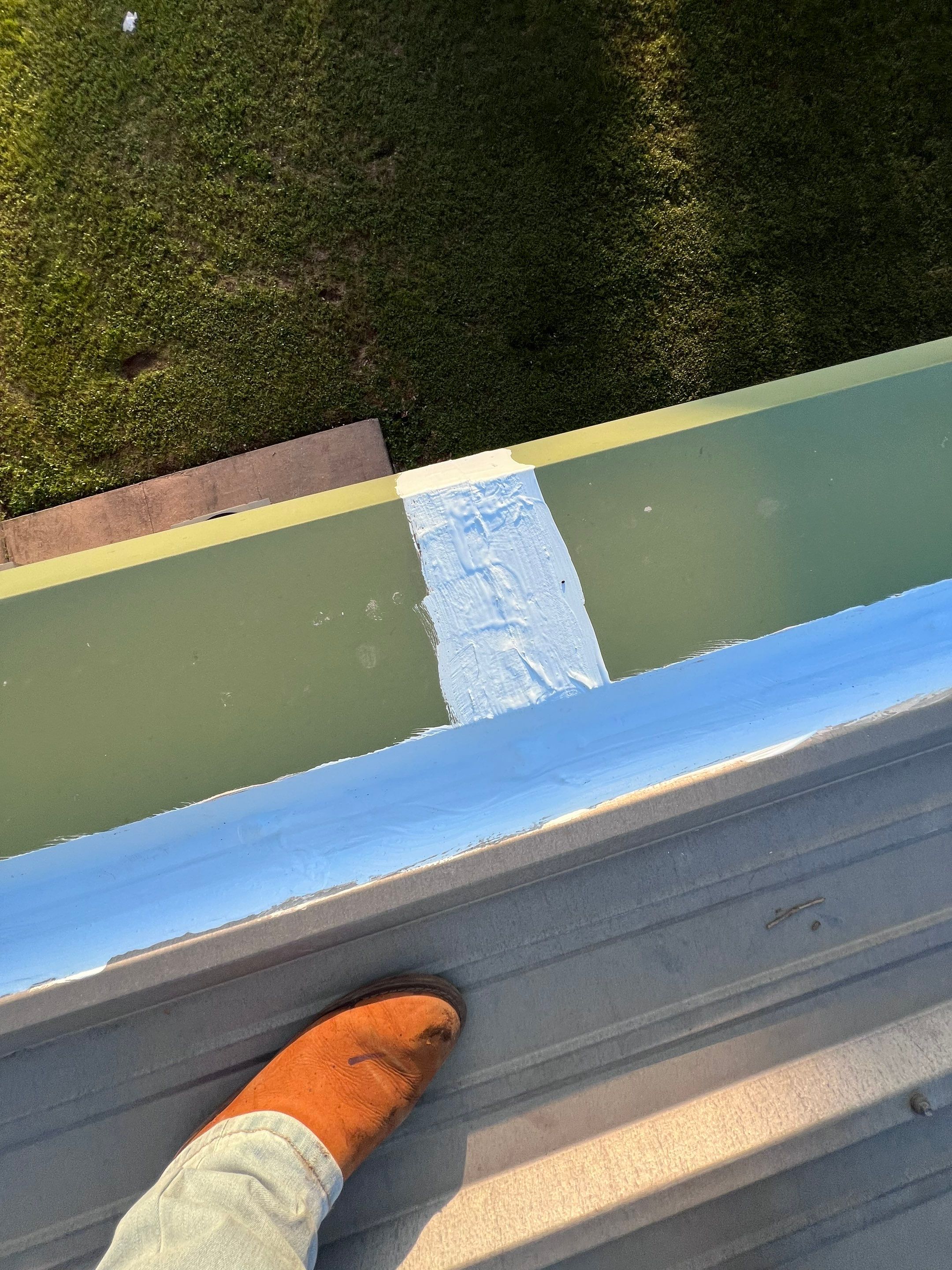 Hail Damage using Metal by Roof Repair Services LLC