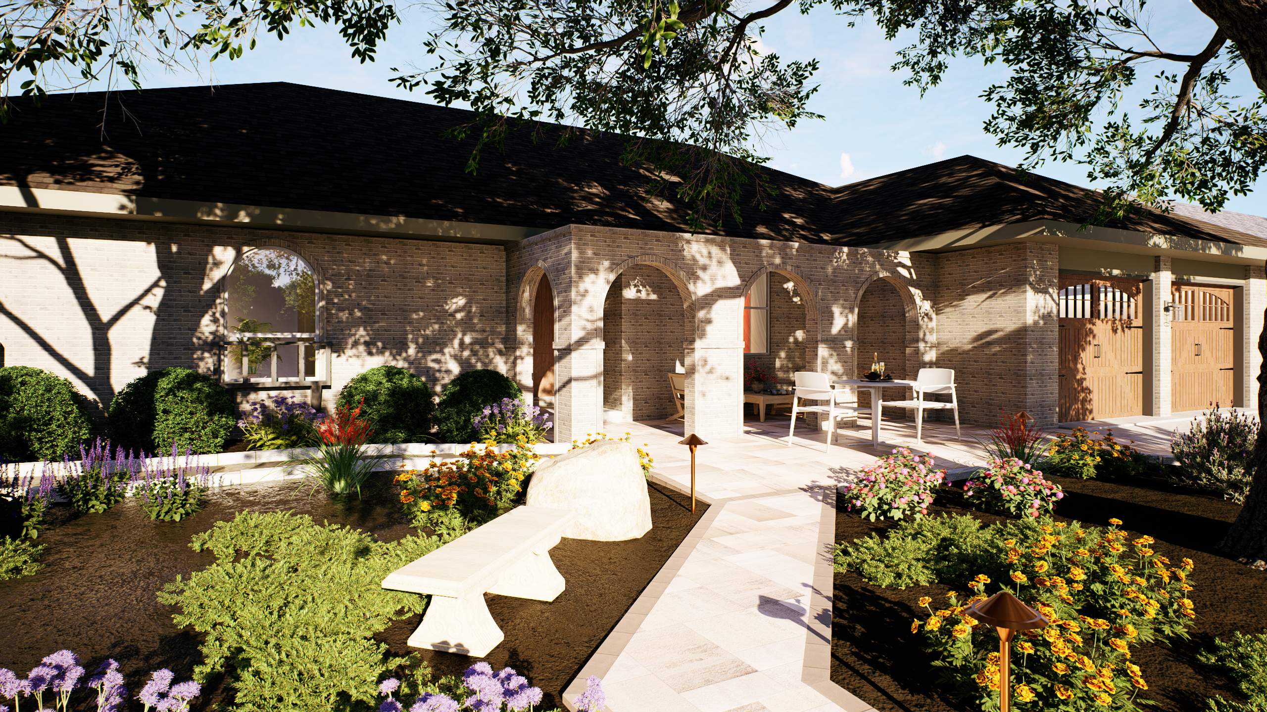 3D Design Render, San Antonio TX by Hole In One Lawns, LLC