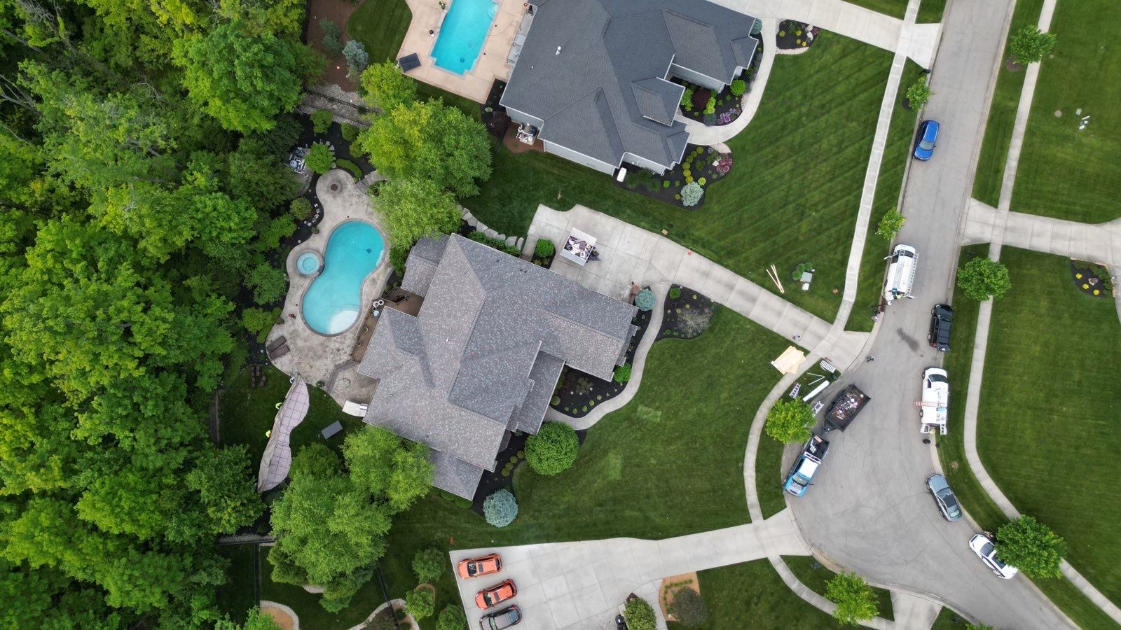 Residential Roofing Installation using Duration Series Shingles - Colonial Slate by RoofX 
