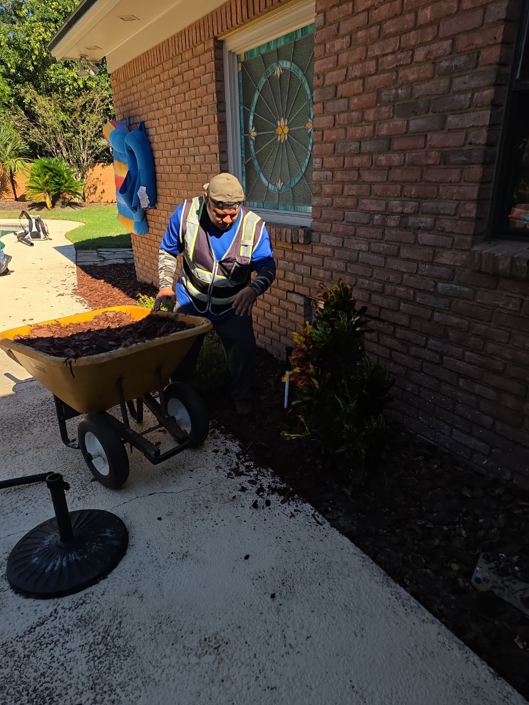 Deerwood Resident | Pine Bark Installation by ProGreen Services