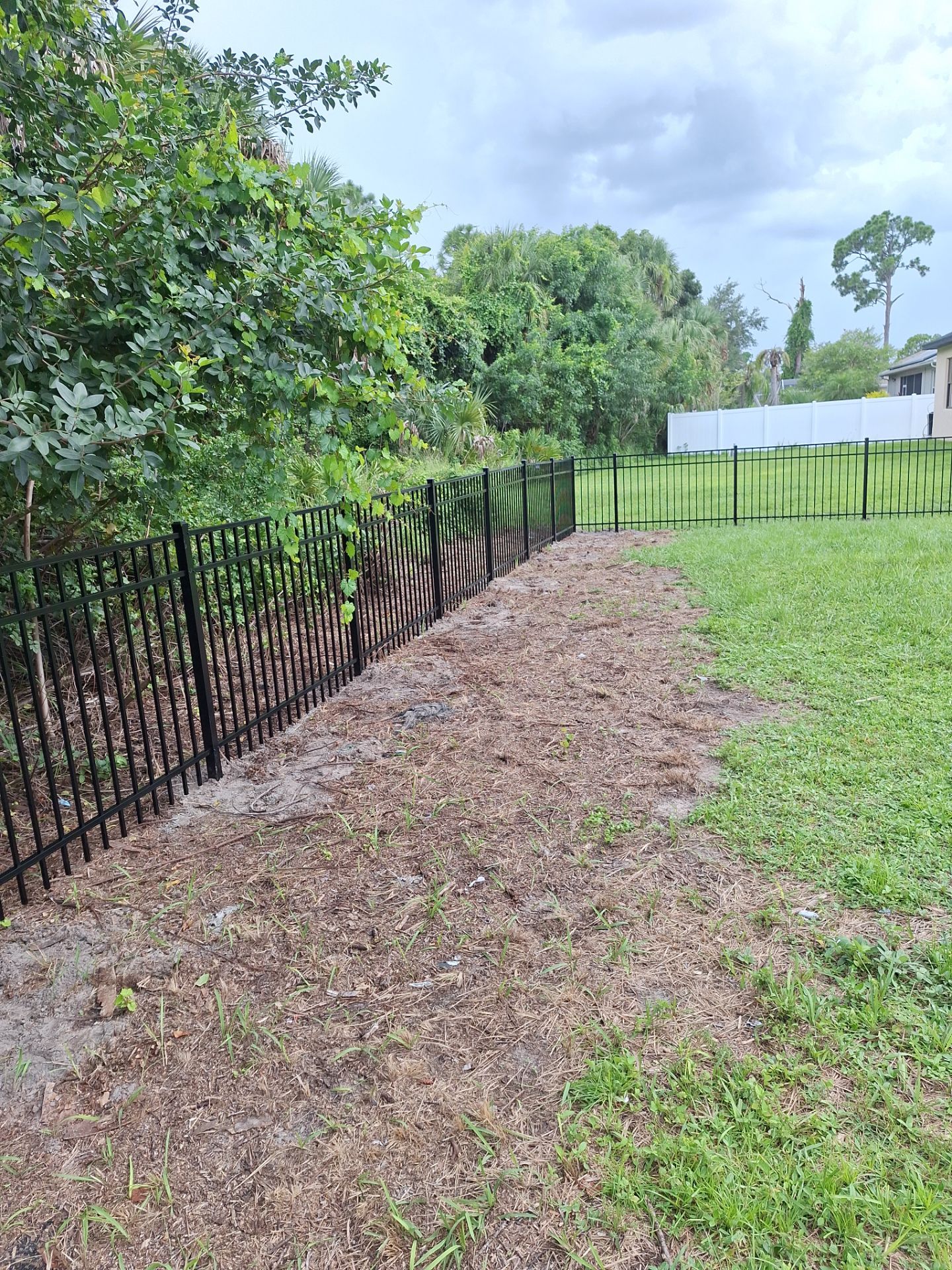 Aluminum Fence Installation using 3 Rail Aluminum Fence by Asap fence and gates, LLC