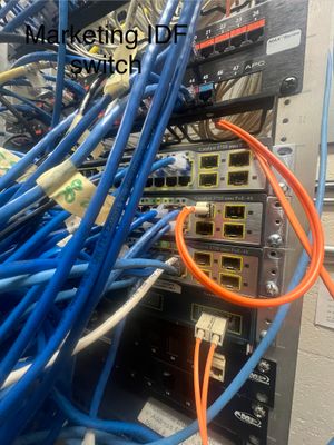 Structured cabling installation by CimaSolutions
