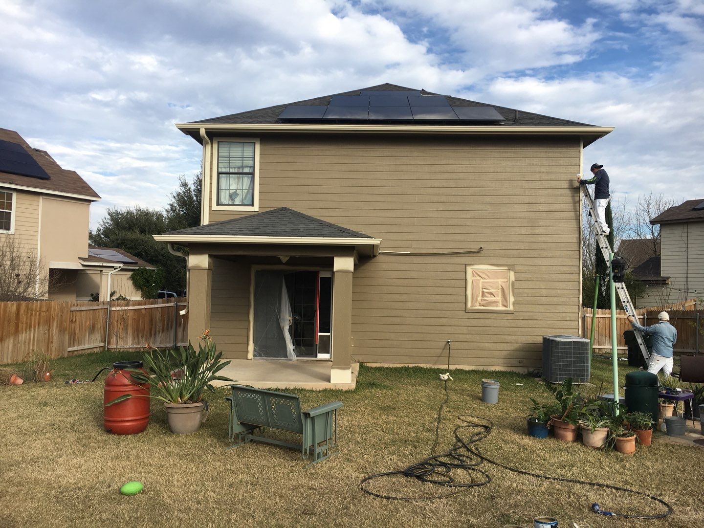 Elevated Elegance: Reinventing Your Stucco Home with Stunning Repaint and Accentuated Charm by 360 Painting Central Texas 