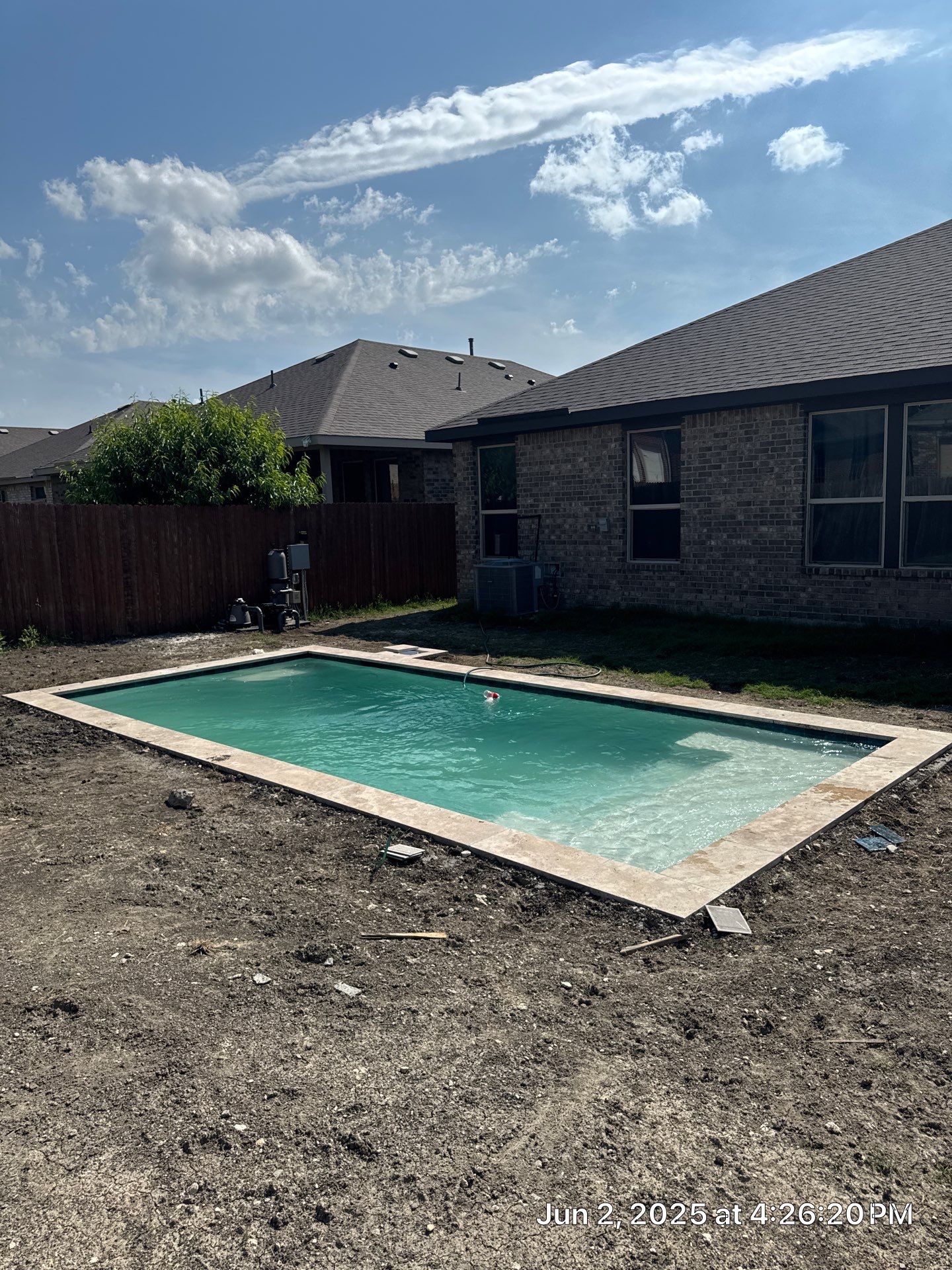 Classic Rectangular Pool with Paver Coping by Pinnacle Pools and Spas - DFW