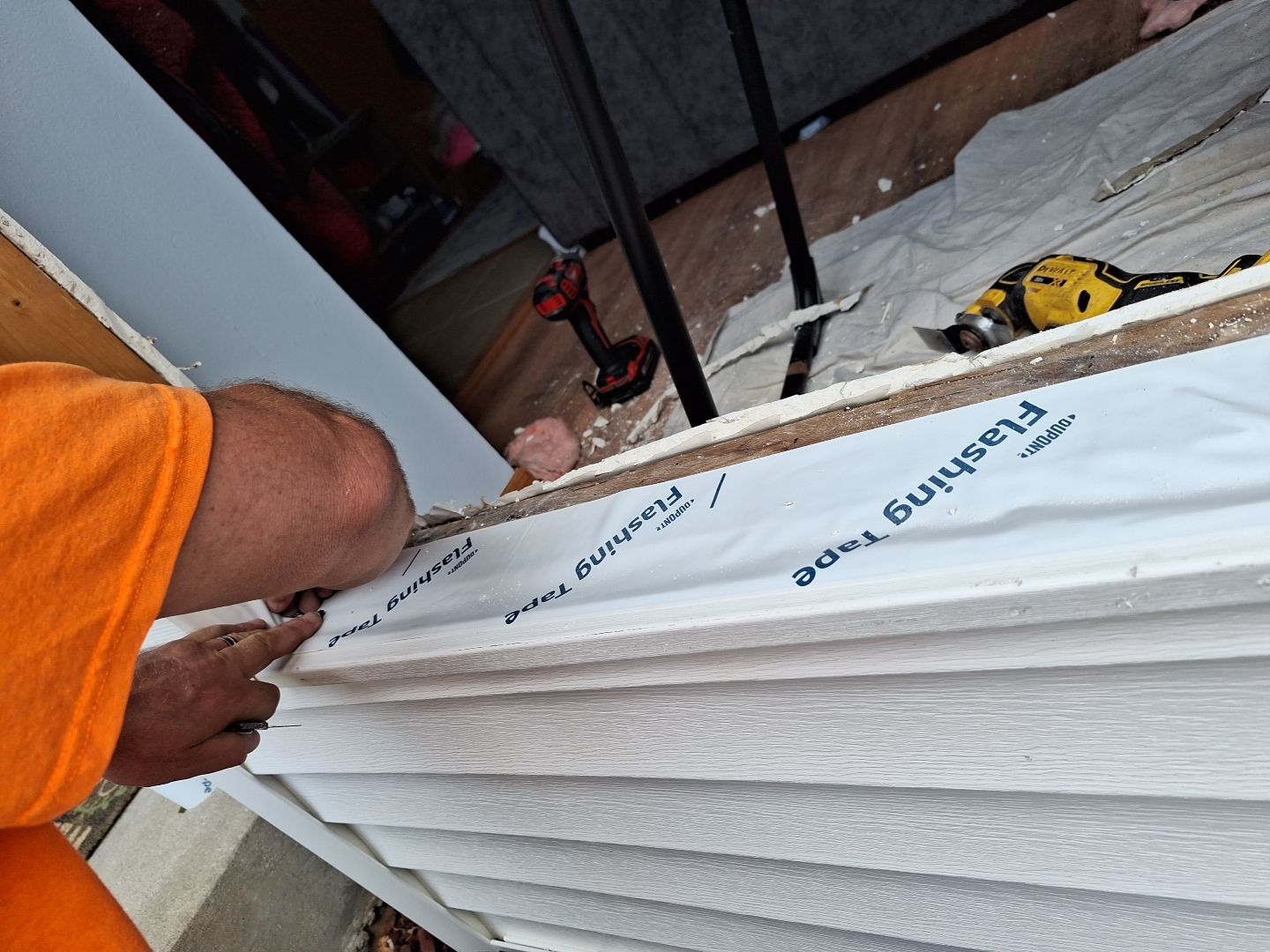 Window Installation using Provia Windows by Total Restoration Services 