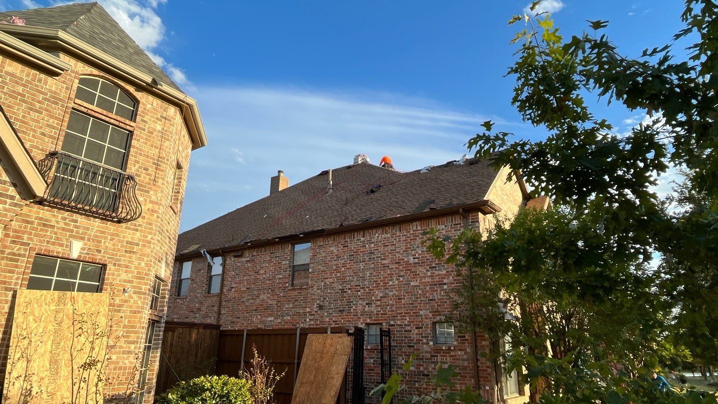 Storm Roof Damage Replacement in Frisco by First United Roofing & Construction