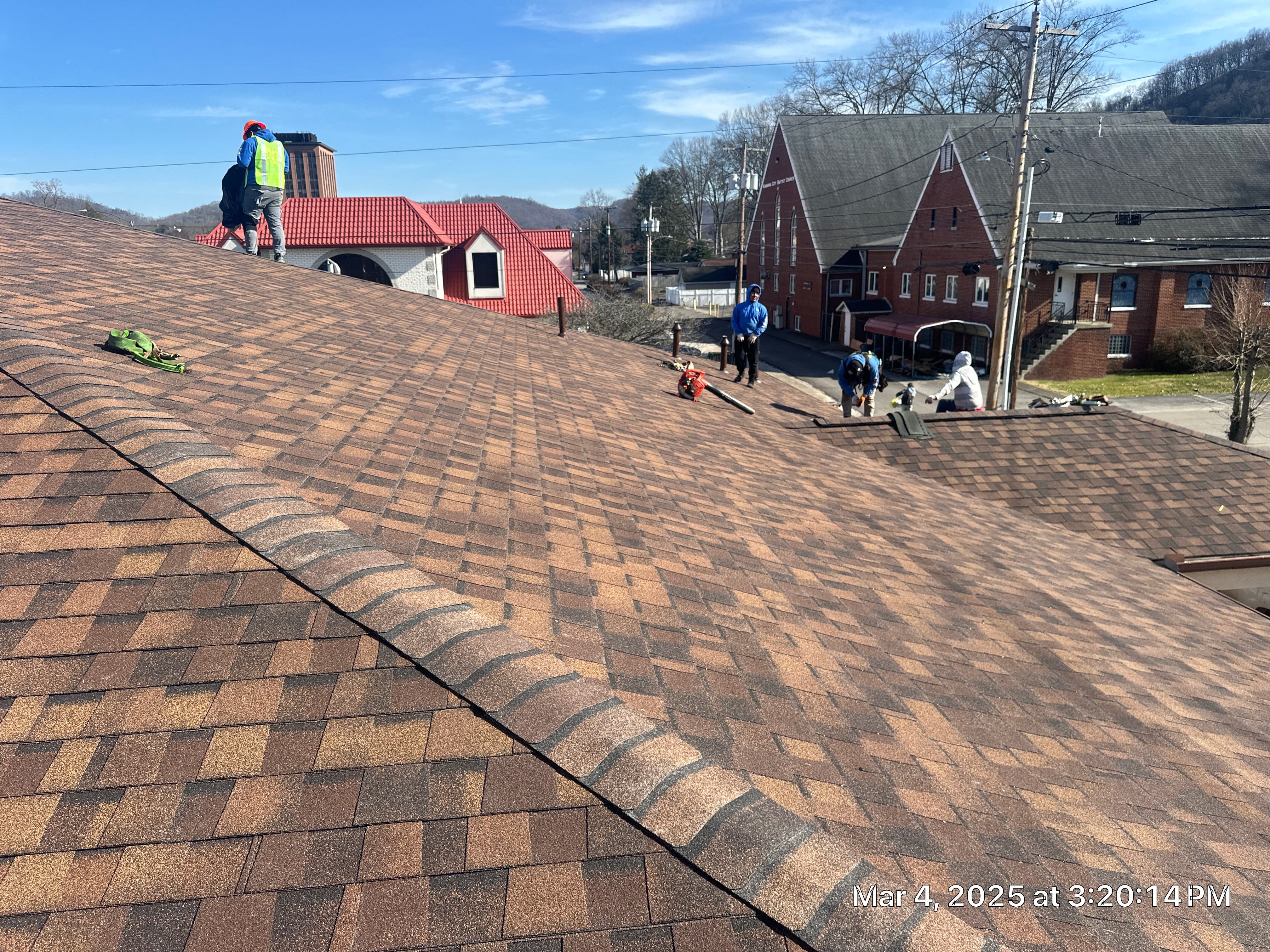 Commercial Roofing Installation using Certainteed Landmark Pro Shingles by Fahey Roofing + Contracting
