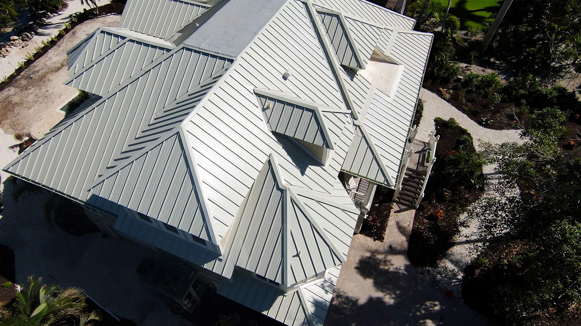 Sanibel Island Standing Seam Roof Replacement by Four Peaks Roofing