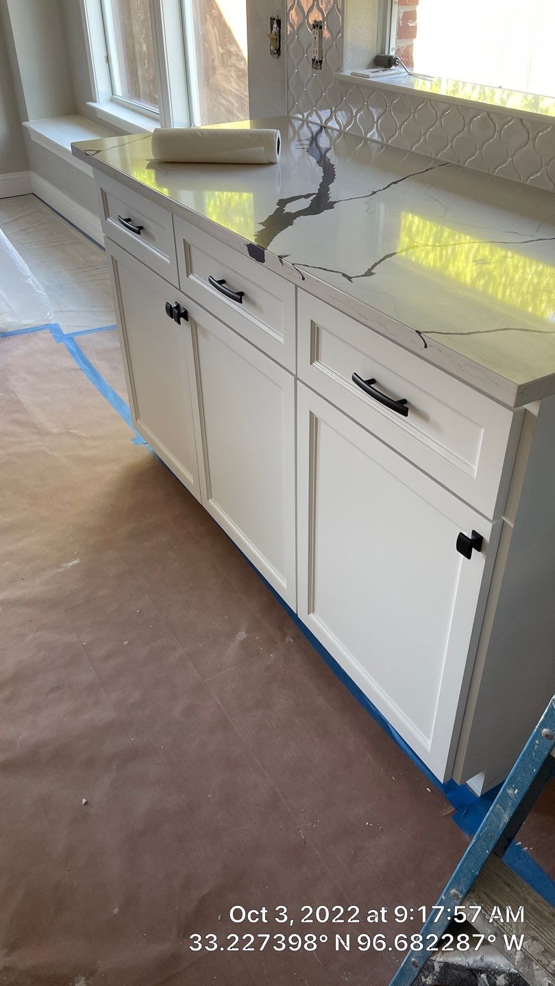 Custom cabinetry Kitchen Remodel by SLM General Contractors & Roofing