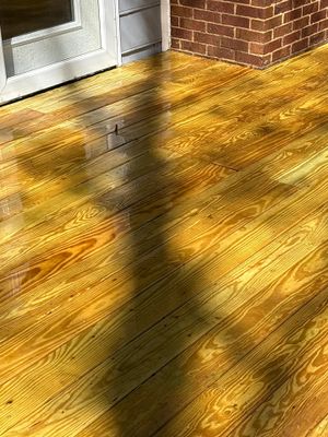 Deck using Wood Sealant