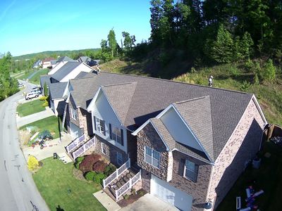 Residential Roofing Installation using GAF Timberline HDZ Weatherer Wood
