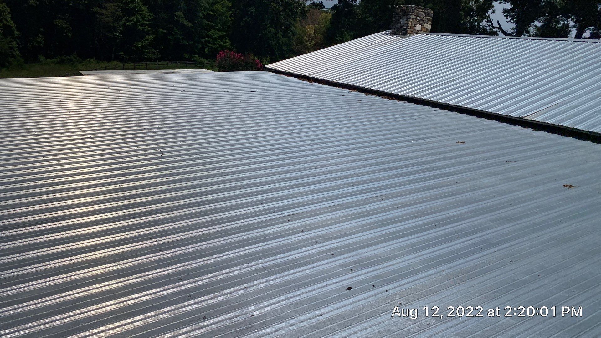 Beautiful Standing Seam Metal Roof by Just In Time Roofing and Restoration