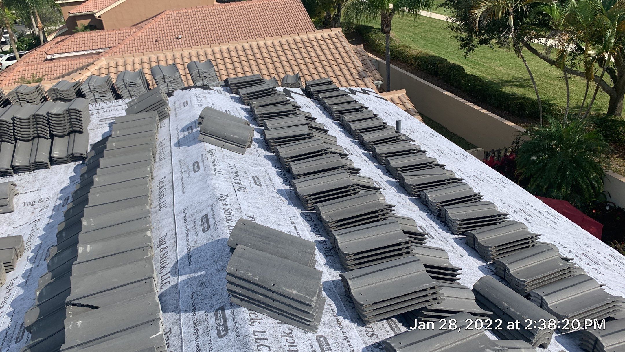 Residential Roofing Installation using WestLake Roofing Tile by BLUES BROTHERS ROOFING