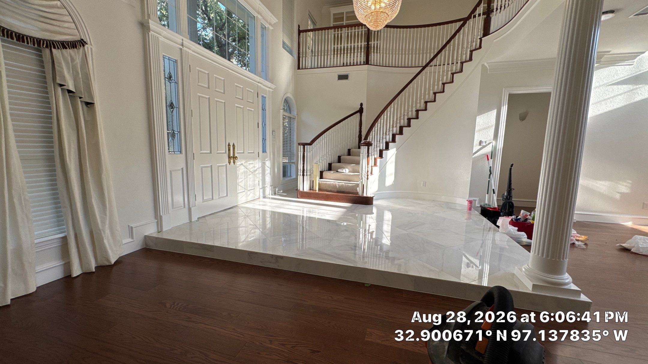 Luxury Interior Renovation with Marble Flooring and Custom Master Suite by Springtree Restoration