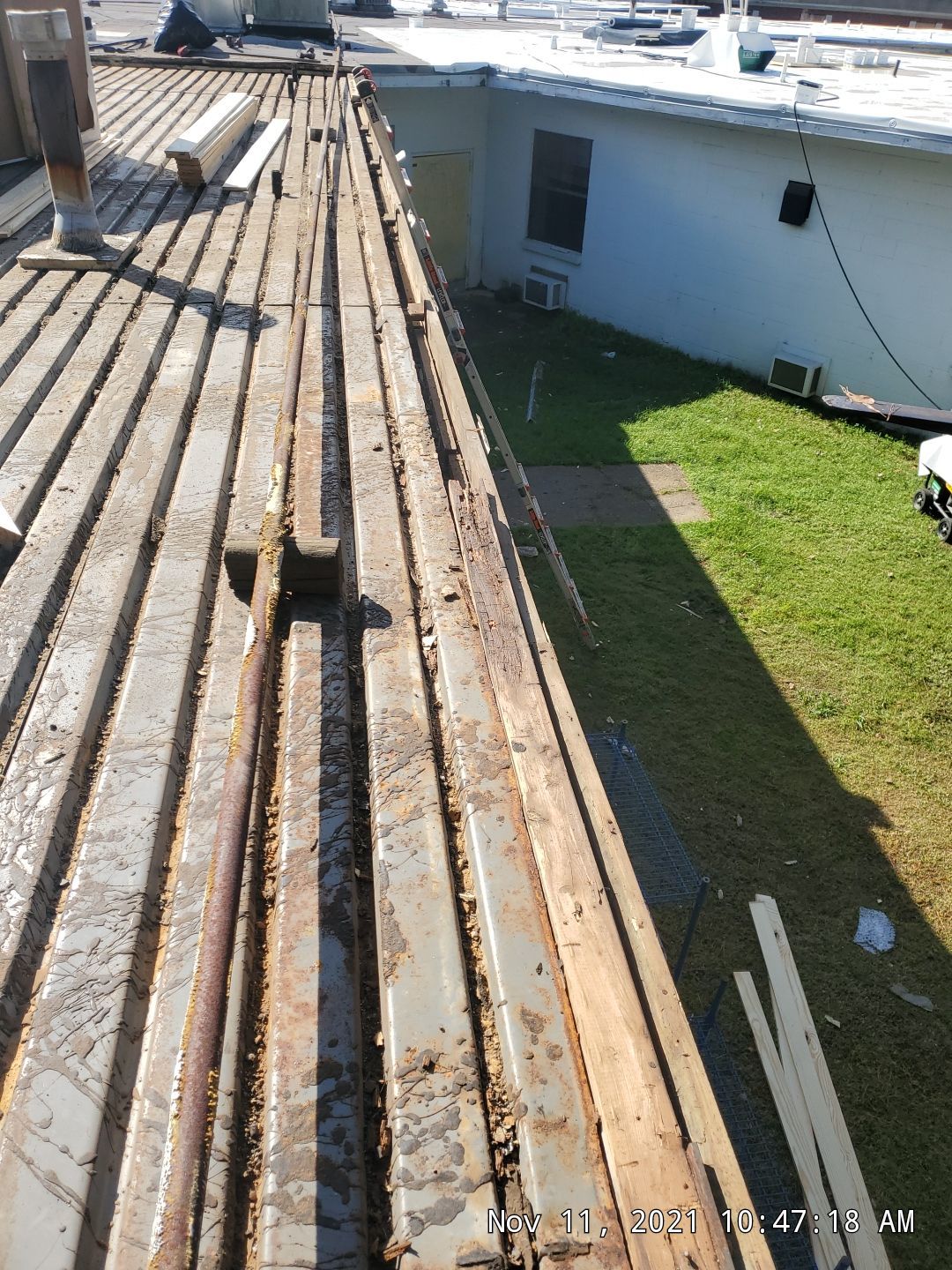 Commercial Roofing Installation using 50 mil PVC by Hostetler Roofing