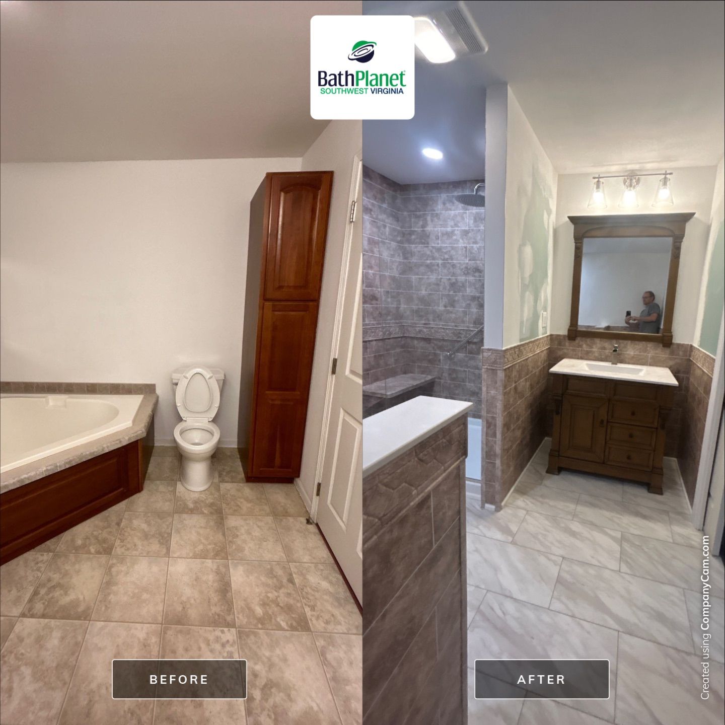Full Bathroom Remodel by BathPlanet SW Virginia