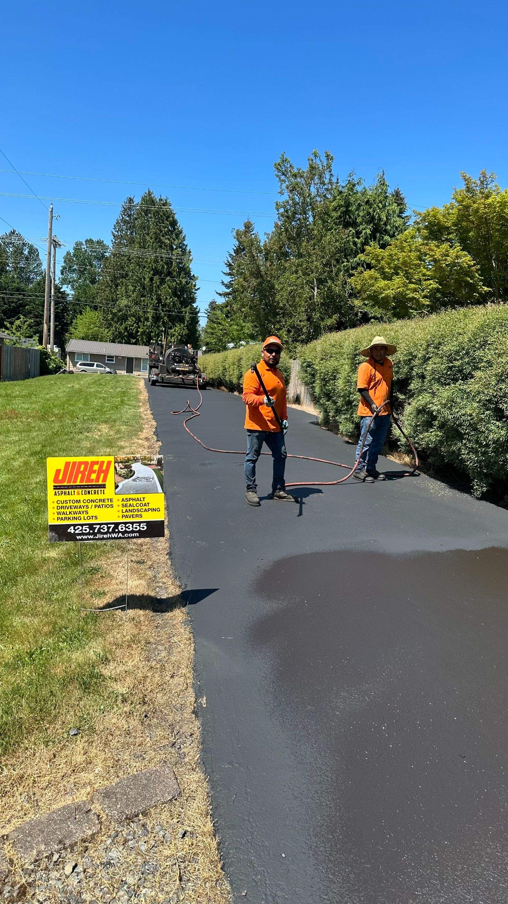 Mary | Sealcoating Driveway, Asphalt Project by Jireh Asphalt & Concrete Inc 