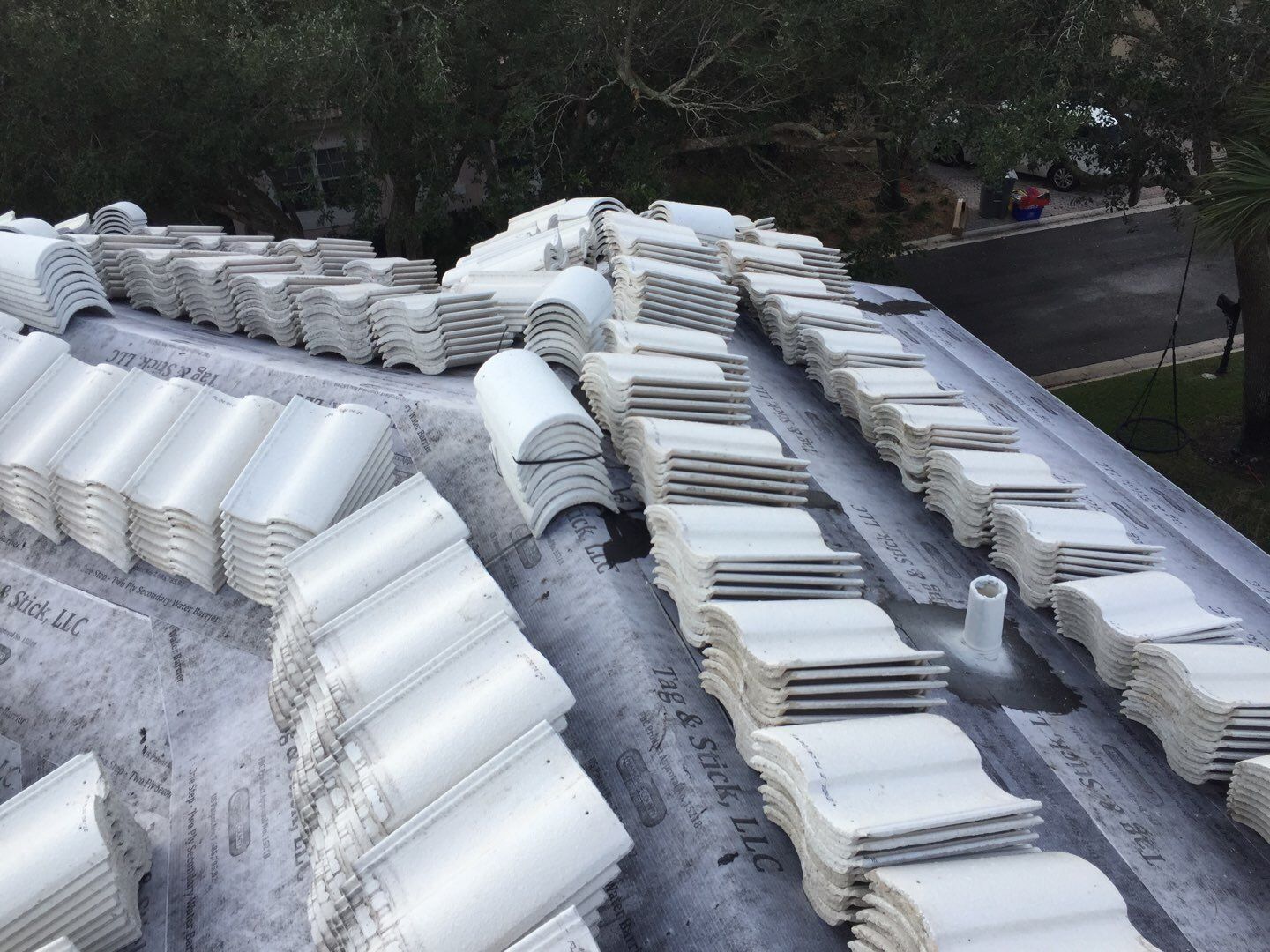 Residential Roofing Installation using Eagle Roofing Tile by BLUES BROTHERS ROOFING