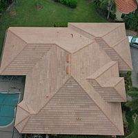 Eagle Bel Air Boca Cream  by Total Roofing System The Metal Roof Experts