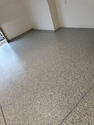 Garage Floor Coating using Tidal Wave