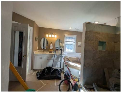 Holly Springs Stunning Shower Remodel by Elite Remodeling and Design LLC