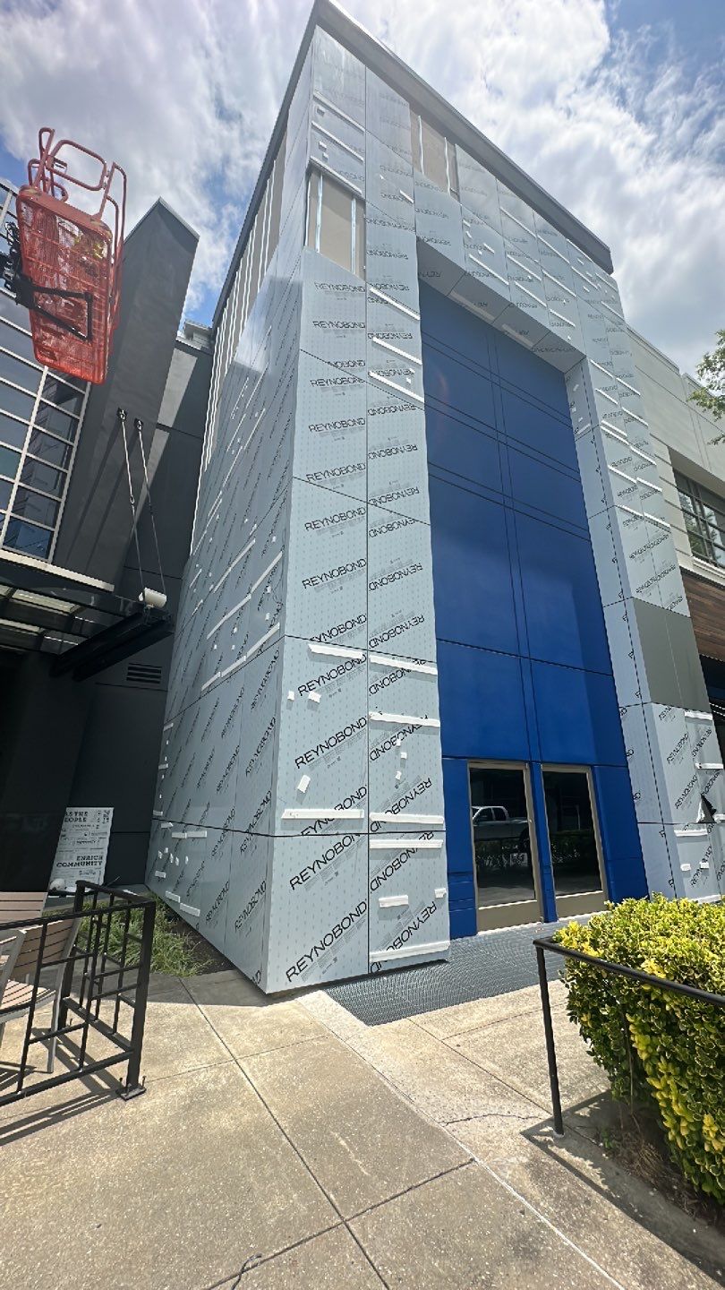 Exterior Installation using ACM Composite Panels by Infinity Metal Systems